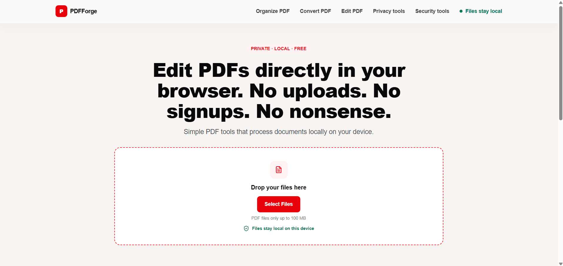 PDForge screenshot